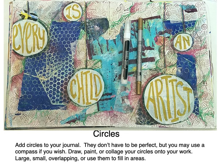 Middle, High School Art: Visual Journal, Roll a Design, 3