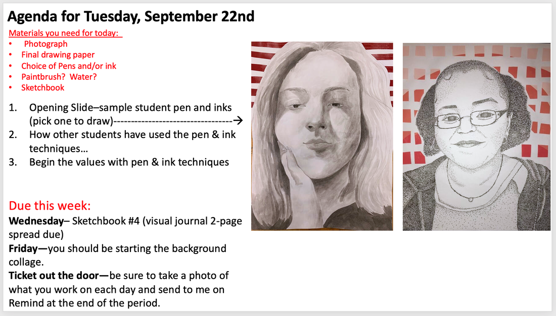 Category: Pen And Ink Portrait - KELL HIGH SCHOOL ART